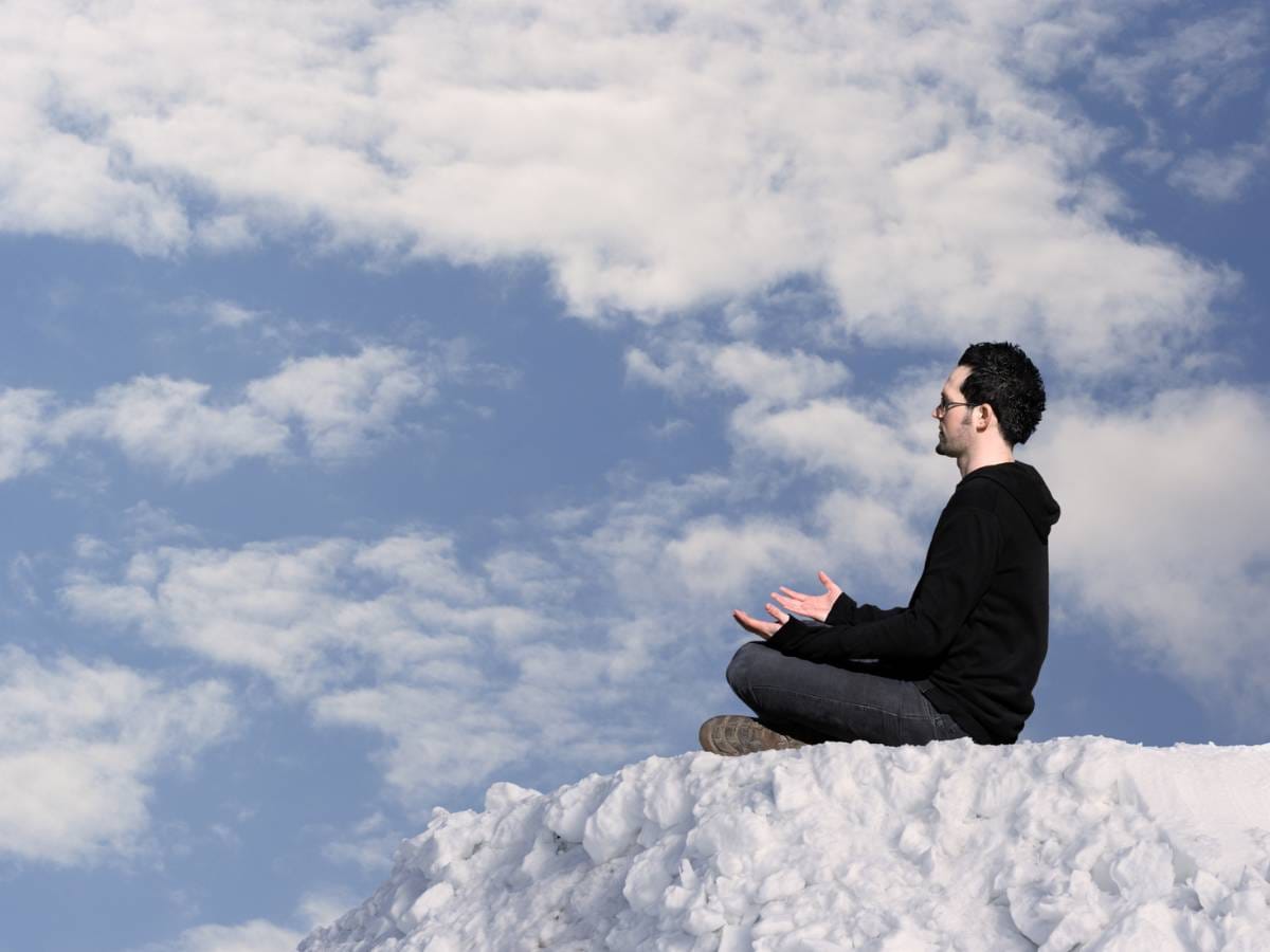 Szukanie momentu uspokojenia i sensu